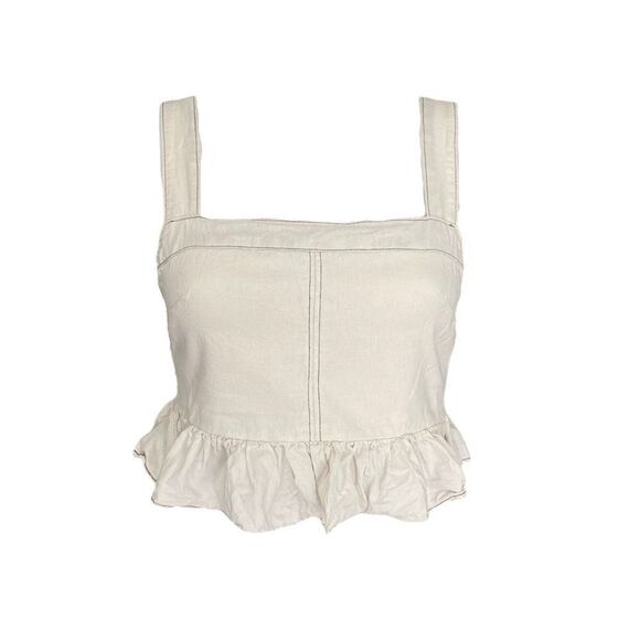 minimalist milkmaid crop top  - Picture 1 of 3
